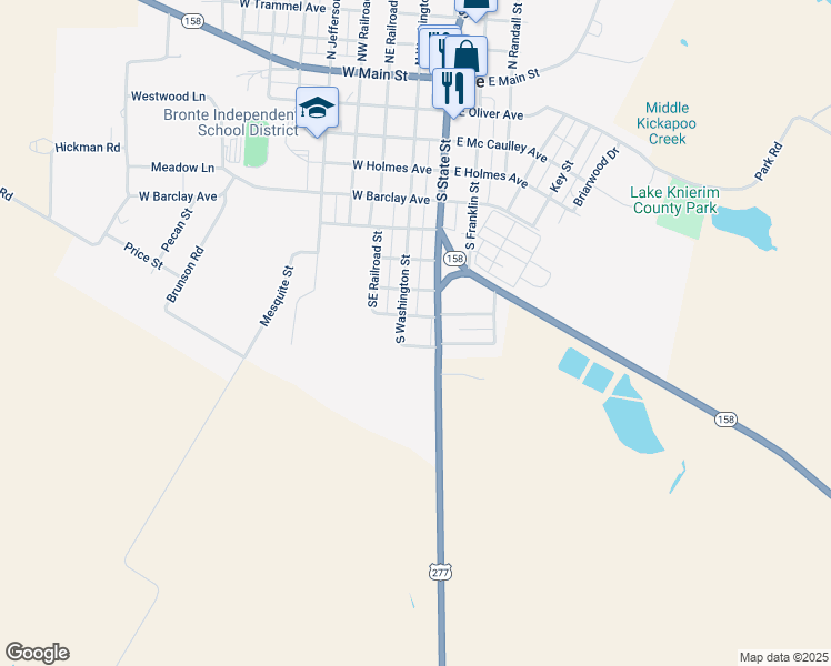 map of restaurants, bars, coffee shops, grocery stores, and more near 900 South State Street in Bronte