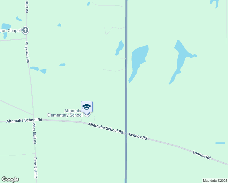 map of restaurants, bars, coffee shops, grocery stores, and more near 7385 Hatch Parkway North in Baxley