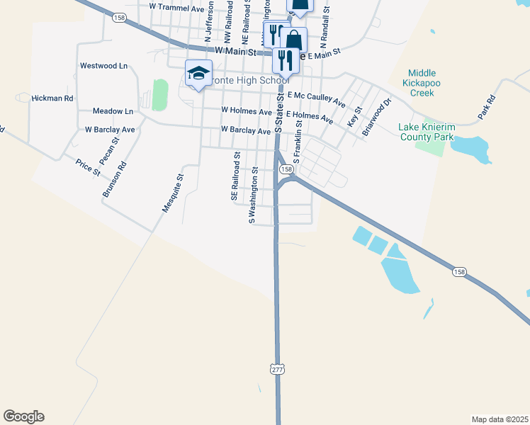 map of restaurants, bars, coffee shops, grocery stores, and more near 900 South State Street in Bronte