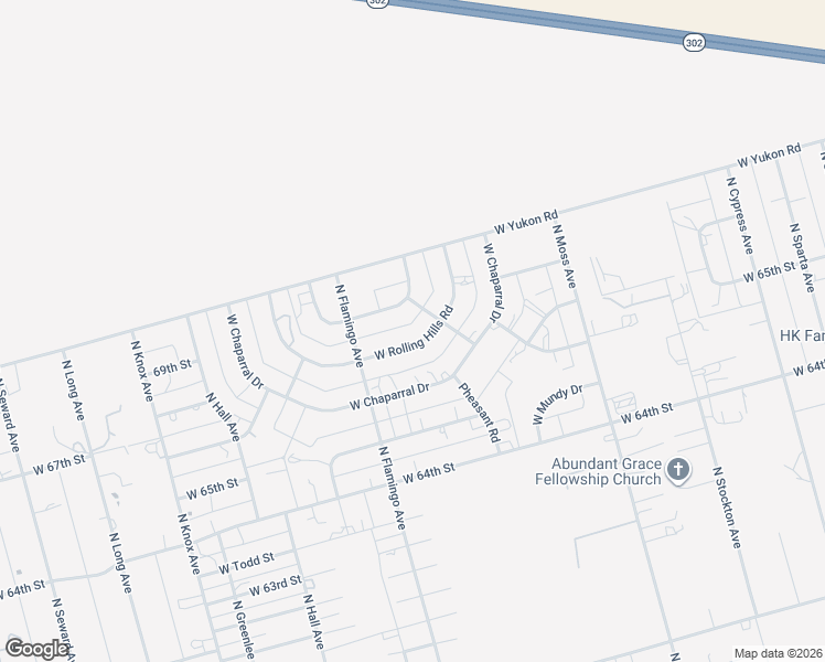 map of restaurants, bars, coffee shops, grocery stores, and more near 11007 West Windsong Drive in Odessa