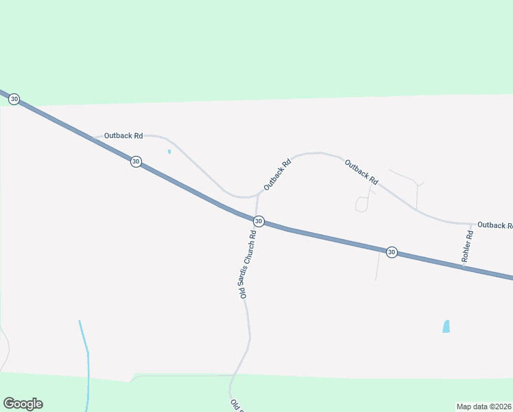 map of restaurants, bars, coffee shops, grocery stores, and more near 456 Outback Road in Eufaula