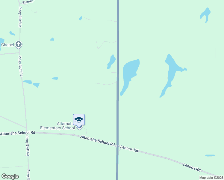 map of restaurants, bars, coffee shops, grocery stores, and more near 7385 Hatch Parkway North in Baxley