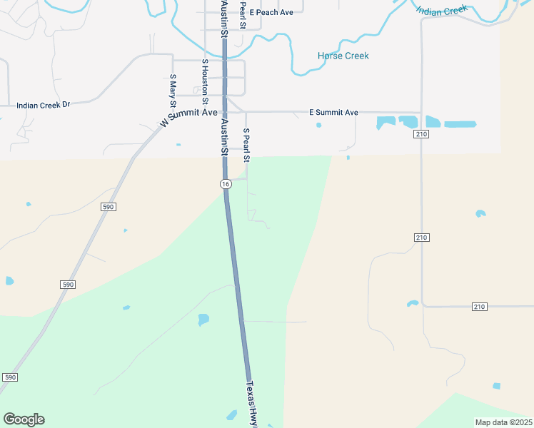 map of restaurants, bars, coffee shops, grocery stores, and more near 1924 South Pearl Street in Comanche