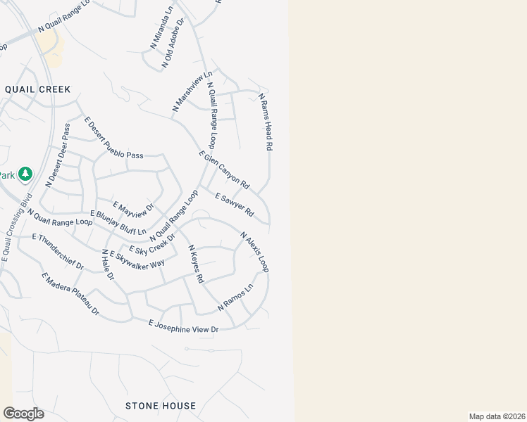 map of restaurants, bars, coffee shops, grocery stores, and more near 2758 East Glen Canyon Road in Green Valley