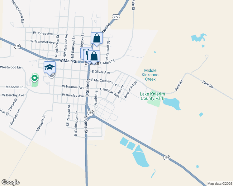 map of restaurants, bars, coffee shops, grocery stores, and more near 324 Key Street in Bronte