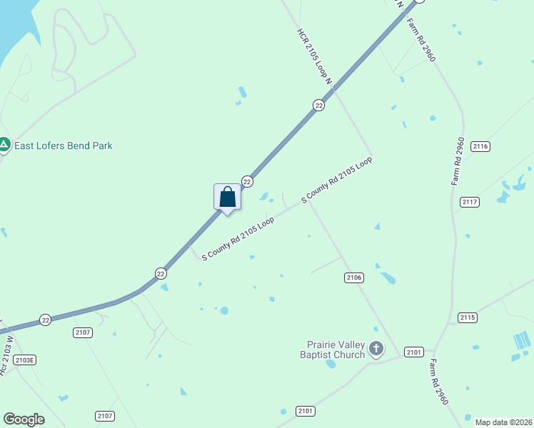 map of restaurants, bars, coffee shops, grocery stores, and more near 107 Private Road 21055 in Whitney