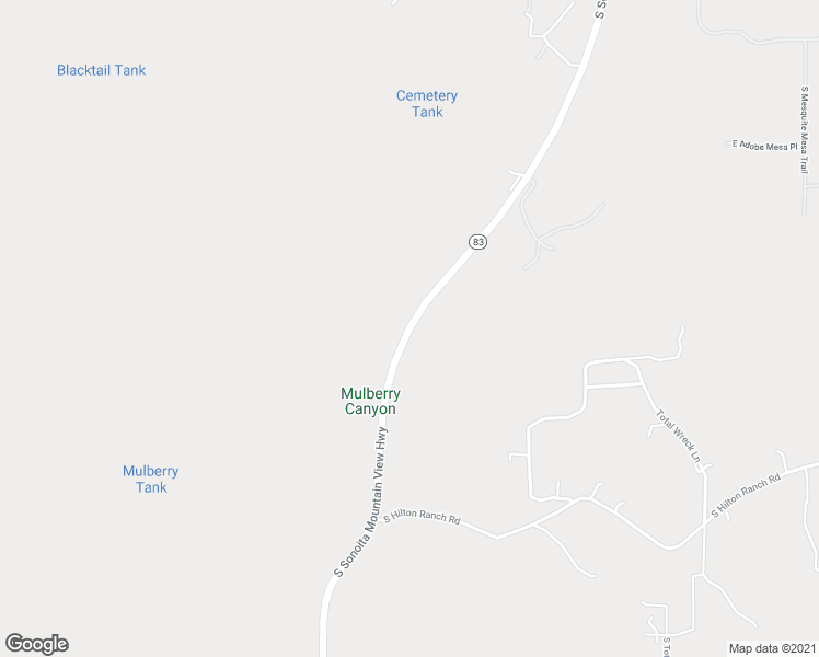 map of restaurants, bars, coffee shops, grocery stores, and more near South Sonoita Highway in Vail