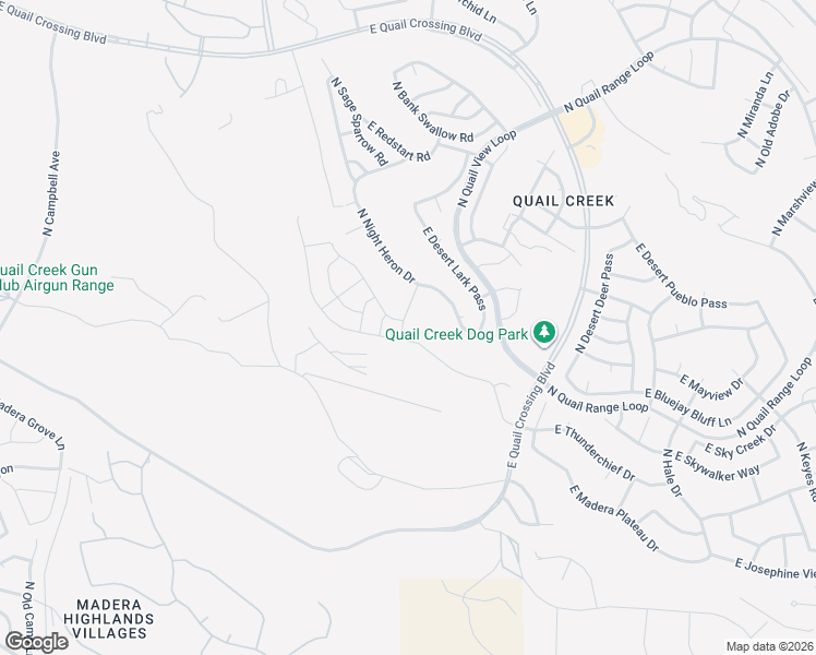 map of restaurants, bars, coffee shops, grocery stores, and more near 1814 East Barn Swallow Lane in Green Valley