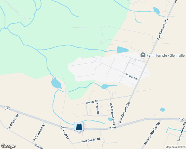 map of restaurants, bars, coffee shops, grocery stores, and more near Jojo Drive in Long County