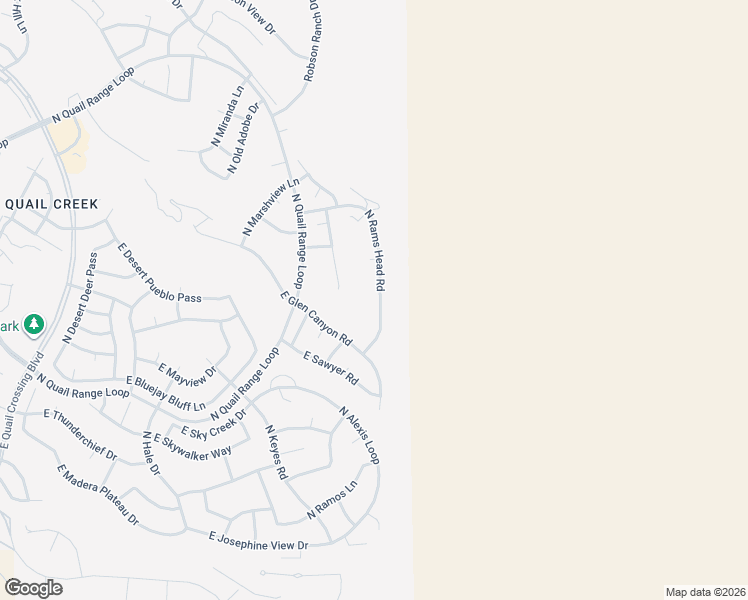 map of restaurants, bars, coffee shops, grocery stores, and more near 1043 North Rams Head Road in Green Valley