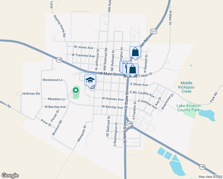 map of restaurants, bars, coffee shops, grocery stores, and more near 224 West Mc Caulley Avenue in Bronte