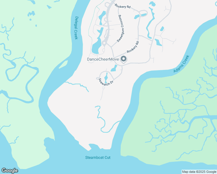 map of restaurants, bars, coffee shops, grocery stores, and more near 29 Seawatch Drive in Savannah