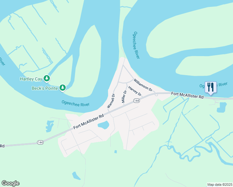 map of restaurants, bars, coffee shops, grocery stores, and more near 135 Miller Drive in Richmond Hill
