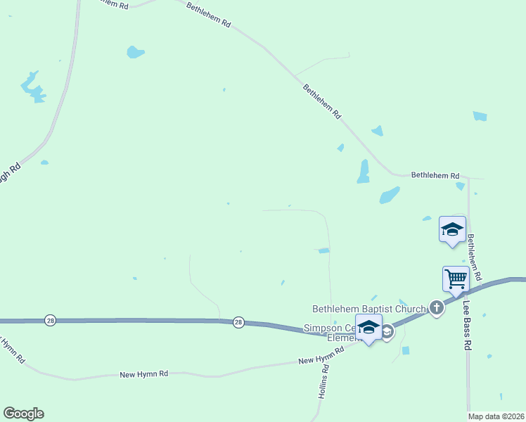 map of restaurants, bars, coffee shops, grocery stores, and more near 232 L Rogers Road in Pinola