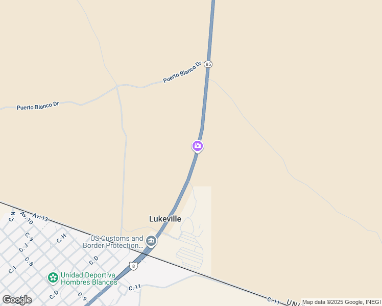 map of restaurants, bars, coffee shops, grocery stores, and more near in Lukeville