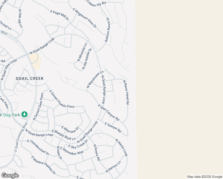 map of restaurants, bars, coffee shops, grocery stores, and more near 2655 East Nathan Way in Green Valley