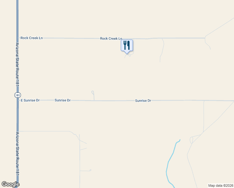 map of restaurants, bars, coffee shops, grocery stores, and more near 10200 Sunrise Drive in Cochise County