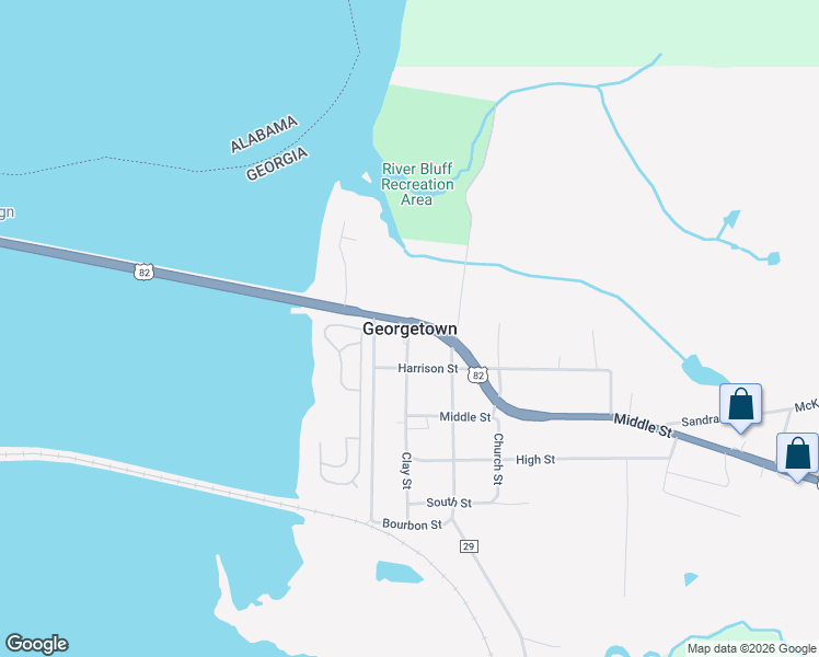 map of restaurants, bars, coffee shops, grocery stores, and more near in Georgetown