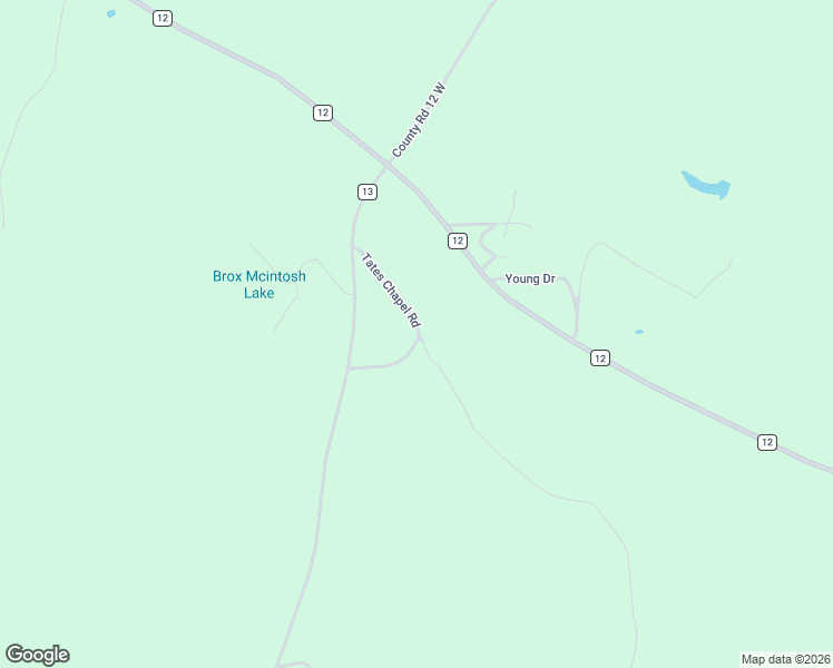 map of restaurants, bars, coffee shops, grocery stores, and more near 196 Tates Chapel Road in Coy