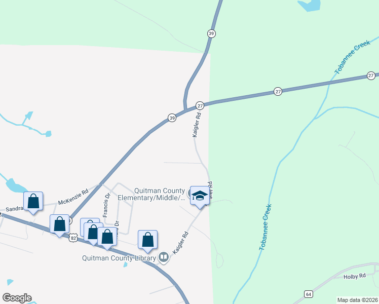 map of restaurants, bars, coffee shops, grocery stores, and more near 32 Bishop Drive in Georgetown