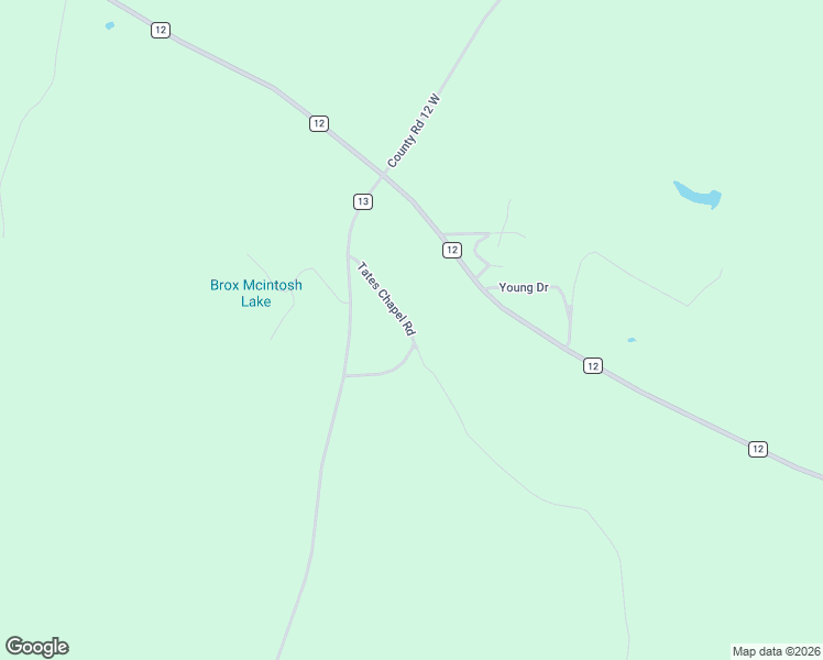 map of restaurants, bars, coffee shops, grocery stores, and more near 196 Tates Chapel Road in Coy