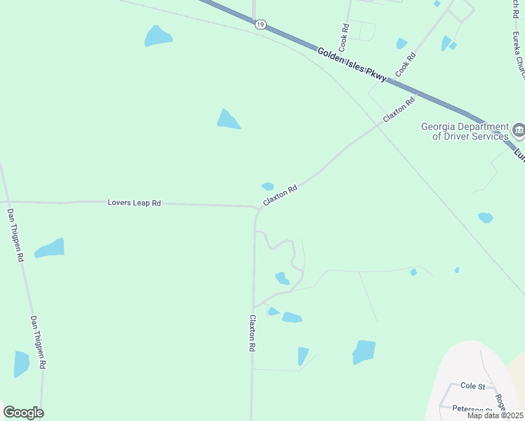 map of restaurants, bars, coffee shops, grocery stores, and more near 237-345 Claxton Road in Hazlehurst