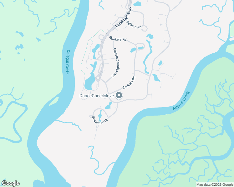 map of restaurants, bars, coffee shops, grocery stores, and more near 1 Windswept Lane in Savannah