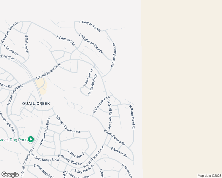 map of restaurants, bars, coffee shops, grocery stores, and more near 1357 North Boyce Avenue in Green Valley