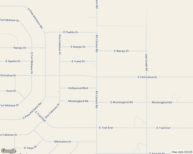 map of restaurants, bars, coffee shops, grocery stores, and more near Kit Carson Road in Sunizona