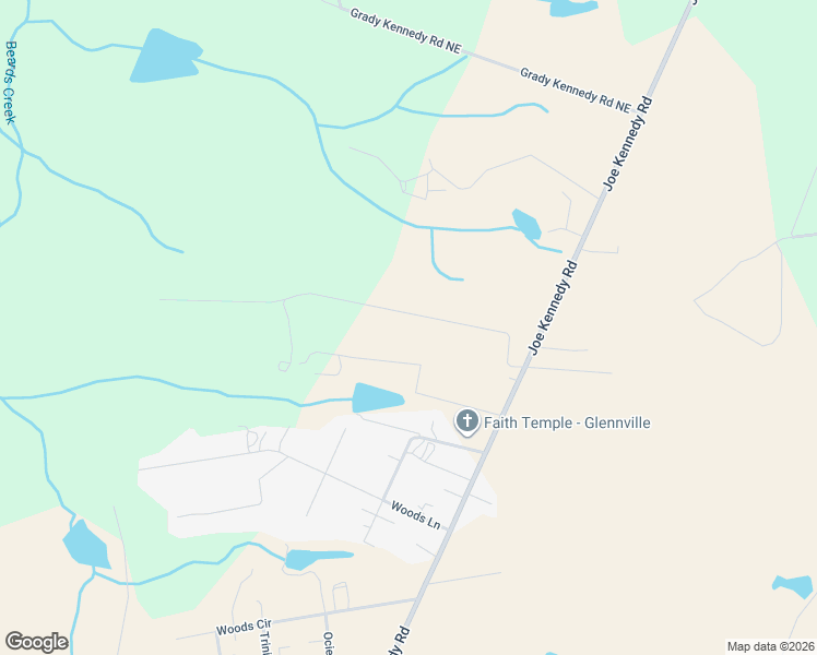 map of restaurants, bars, coffee shops, grocery stores, and more near 319 Jones Road in Glennville