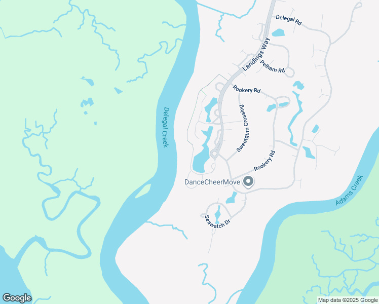 map of restaurants, bars, coffee shops, grocery stores, and more near 5 Delegal's Retreat in Savannah