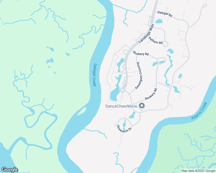 map of restaurants, bars, coffee shops, grocery stores, and more near 5 Delegal's Retreat in Savannah