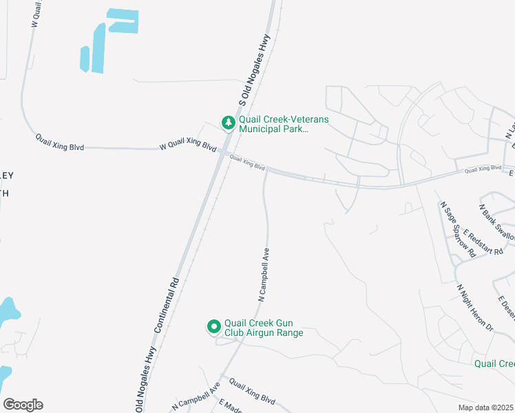 map of restaurants, bars, coffee shops, grocery stores, and more near 898 North Campbell Avenue in Sahuarita