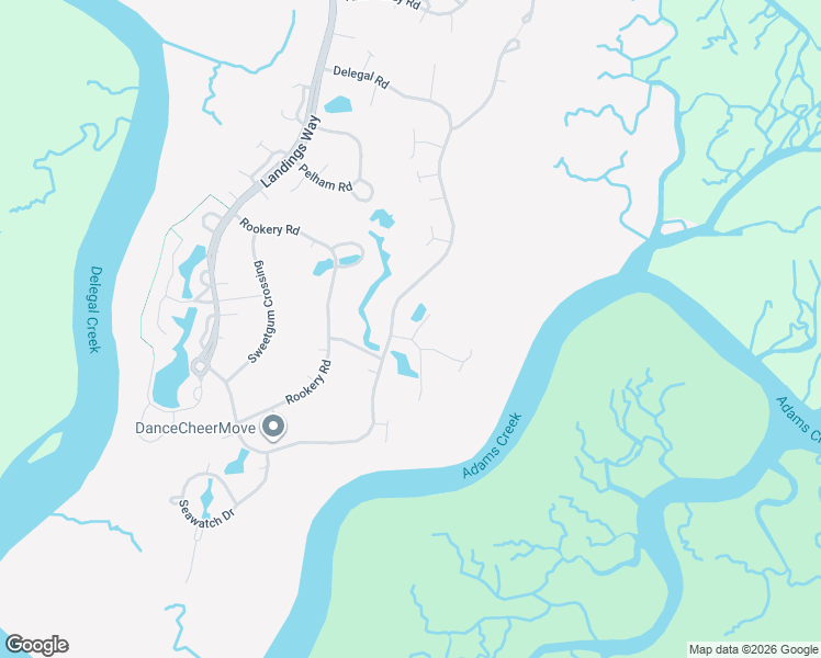 map of restaurants, bars, coffee shops, grocery stores, and more near 8 Salt Meadow Court in Savannah
