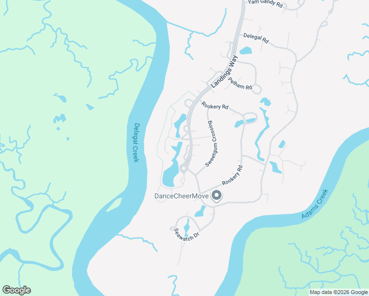map of restaurants, bars, coffee shops, grocery stores, and more near 1 Mainsail Crossing in Savannah