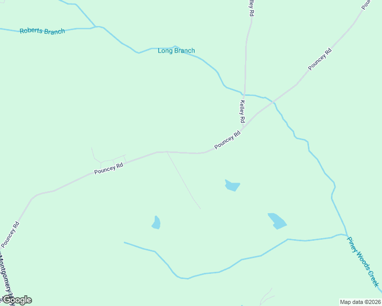 map of restaurants, bars, coffee shops, grocery stores, and more near Pouncey Road in Crenshaw County