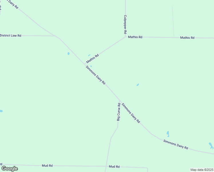 map of restaurants, bars, coffee shops, grocery stores, and more near Simmons Dairy Road in Crisp County