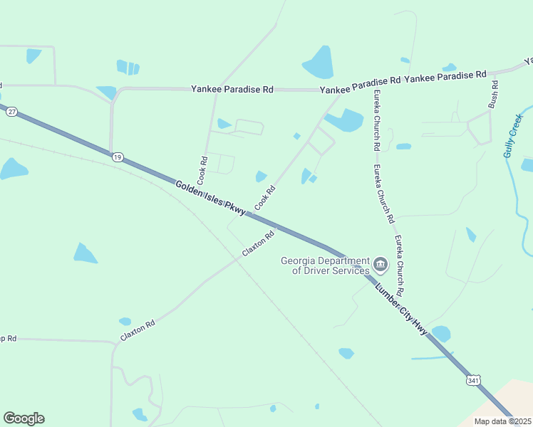 map of restaurants, bars, coffee shops, grocery stores, and more near 422 Lumber City Highway in Hazlehurst