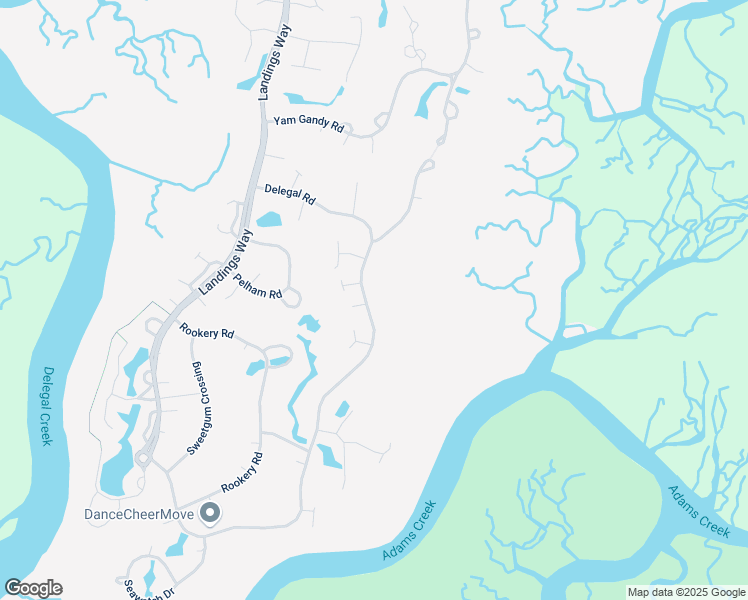 map of restaurants, bars, coffee shops, grocery stores, and more near 22 Delegal Road in Savannah