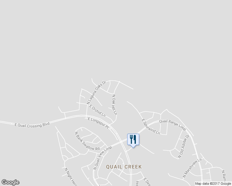 map of restaurants, bars, coffee shops, grocery stores, and more near 1876 North Oak Hill Lane in Green Valley