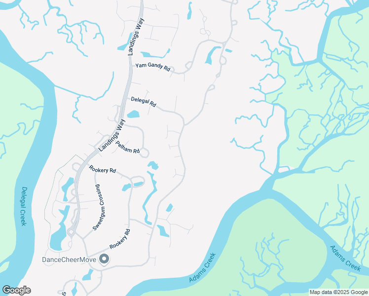 map of restaurants, bars, coffee shops, grocery stores, and more near 22 Delegal Road in Savannah