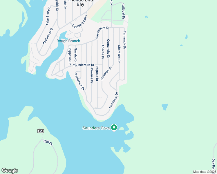map of restaurants, bars, coffee shops, grocery stores, and more near 4571 Shawnee Drive in May