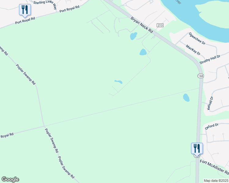 map of restaurants, bars, coffee shops, grocery stores, and more near 560 Charlies Road in Richmond Hill