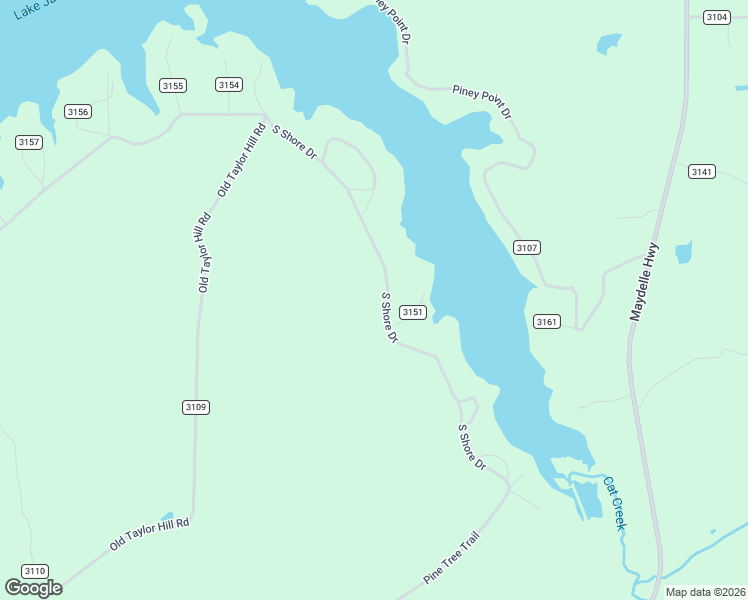 map of restaurants, bars, coffee shops, grocery stores, and more near 3224 County Road 3108 in Jacksonville