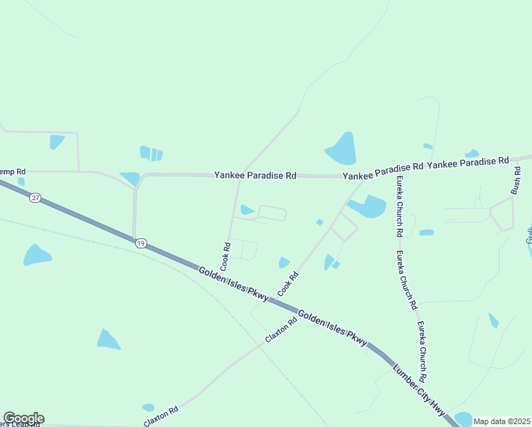 map of restaurants, bars, coffee shops, grocery stores, and more near 82 Cook Road in Hazlehurst