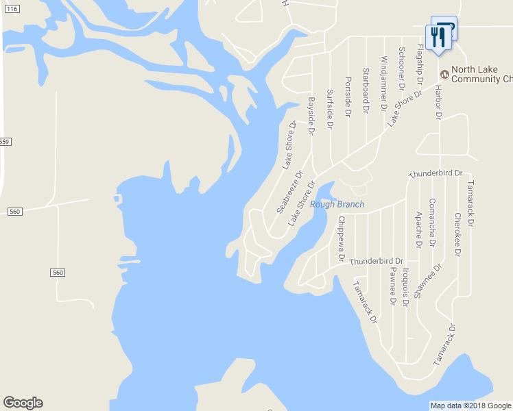 map of restaurants, bars, coffee shops, grocery stores, and more near 4140 Lake Shore Drive in May