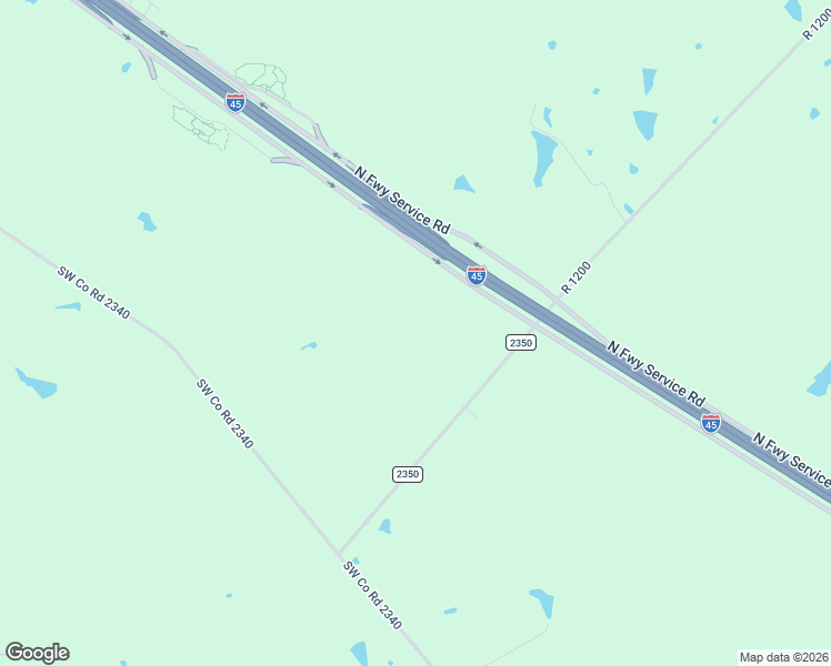 map of restaurants, bars, coffee shops, grocery stores, and more near 14414 South Int Highway 45 West in Streetman