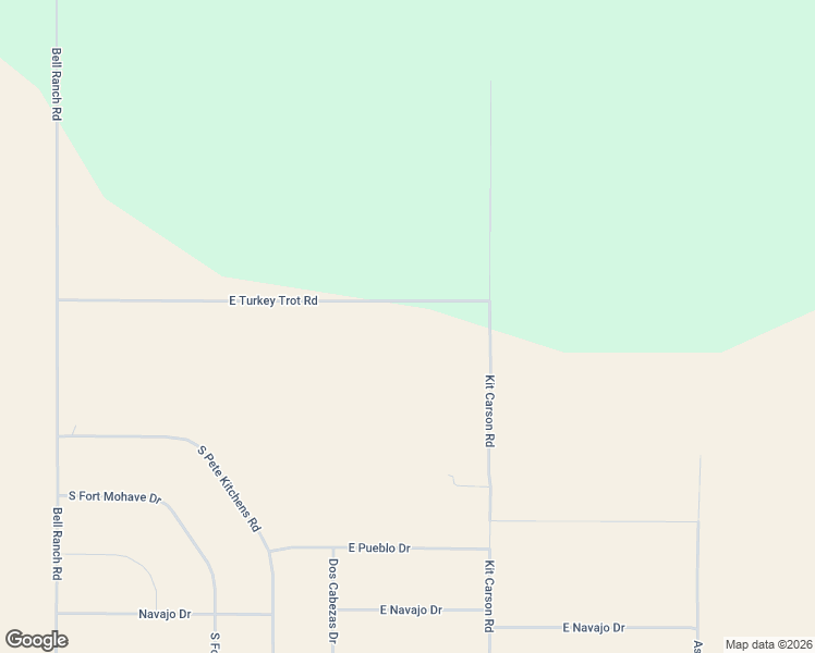 map of restaurants, bars, coffee shops, grocery stores, and more near East Turkey Trot Road in Cochise County