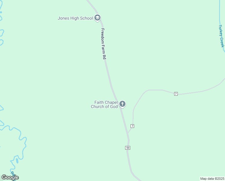 map of restaurants, bars, coffee shops, grocery stores, and more near 2544 County Road 59 in Pine Apple