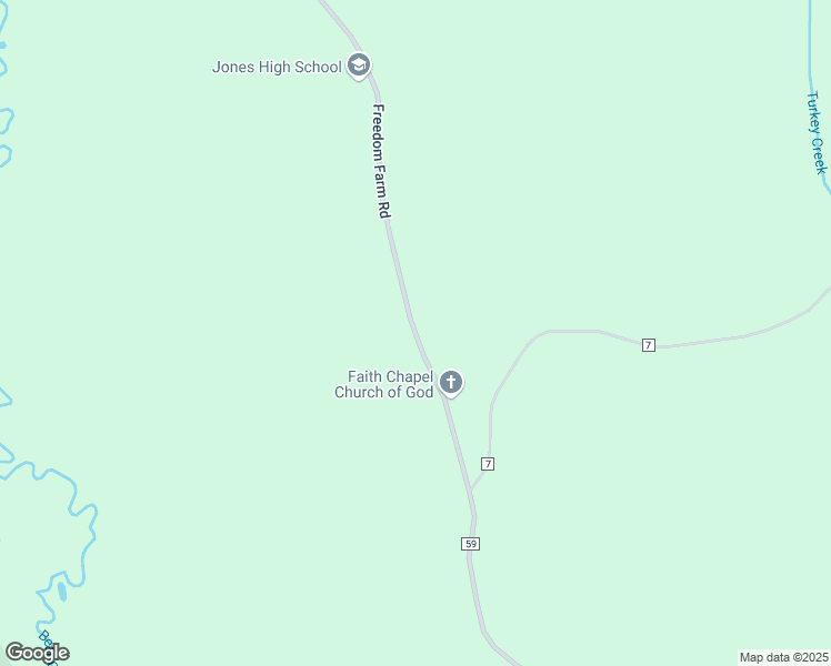 map of restaurants, bars, coffee shops, grocery stores, and more near 2544 County Road 59 in Pine Apple